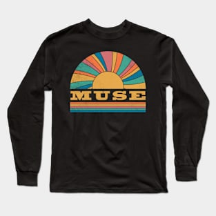 Graphic Muse Proud Name Distressed Birthday Vintage Style Long Sleeve T-Shirt